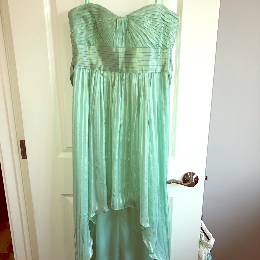 BCBGMazAzria NWT Silk Strapless dress, size10